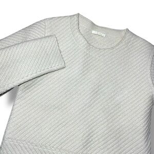 Chloe Women's Beige 100% Wool Crewneck Long Sleeve Pullover Size Small